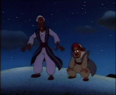 We'll be… safe… once
we reach… the canyon. - Aladdin