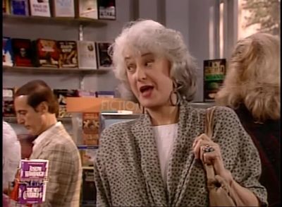 Well Blanche is handling this a lot better than I would - The Golden Girls