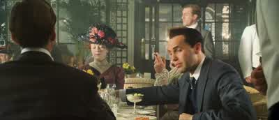 We'll both have the lambRare with very little mint sauceYou like lamb right sweet peaYou gonna cut her meat for her too there Cal - Titanic