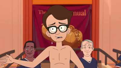 ♪ Well, they call me Butthead
And I like to kick ♪ - Chicago Party Aunt