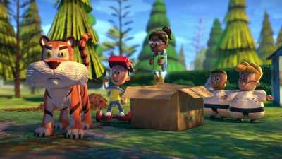 We'll call her Linda.
- [roars] - Big Nate