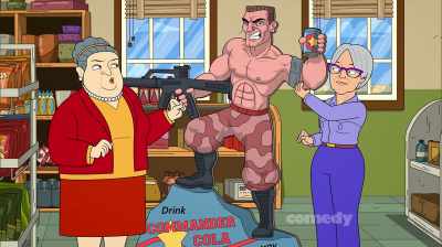 Well, he can shimmy
into my foxhole any day. - Corner Gas Animated