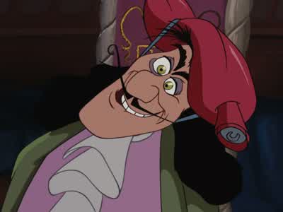 Well, captain, it's nice to see you smiling again. - Peter Pan