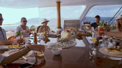Well, cheers, guys,
for the last time. - Below Deck Down Under