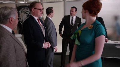 -Well, congratulations to everyone.
-We got to get champagne. - Mad Men