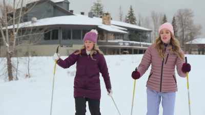 Well, cross-country skiing - Love in Glacier National: A National Park Romance