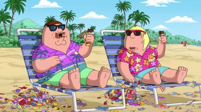 Well, we did it. Cheers. - Family Guy