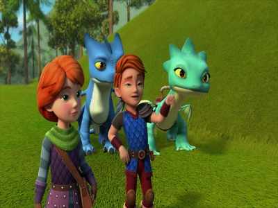 We'll do you one better, Elbone.
Cutter, light him up. - Dragons: Rescue Riders