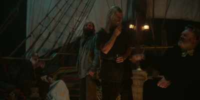 - Well done.
- (cheers and applause) - Our Flag Means Death