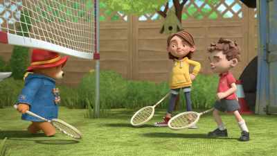 Well done. I didn't know you could
bounce it off the tree house. - The Adventures of Paddington