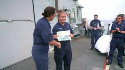 Well done MA Dilmore, well deserved. - Warship: Life at Sea
