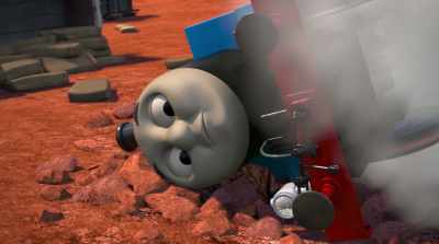 - Well, we don't get many
breakdown cranes around here. - Thomas & Friends: Big World! Big Adventures! The Movie
