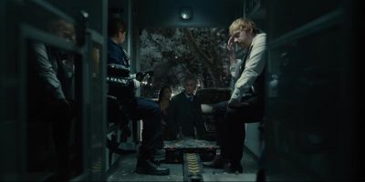 We'll drive his car and meet you there. - Servant