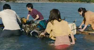 We'll drop Morn on the other shore, - Survival Family