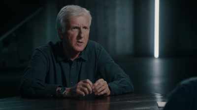 Well, it equates with his
thrill of terror, saying, - James Cameron's Story of Science Fiction