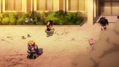 -We'll evacuate the islanders.
-Got it! - My Hero Academia: Heroes Rising