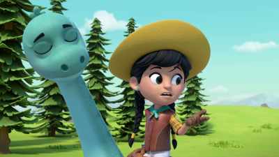 Well, that explains how the mud got here, - Dino Ranch