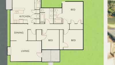 We'll extend the main suite
into the backyard - Why the Heck Did I Buy This House?