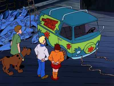 Well, we finally got
the Mystery Machine out. . . - Scooby-Doo, Where Are You!