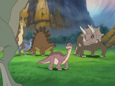 Well it flew real low - The Land Before Time VII: The Stone of Cold Fire