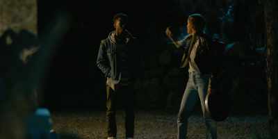 - Well, found a rock,
so I'll get us in there. - Zombie Town