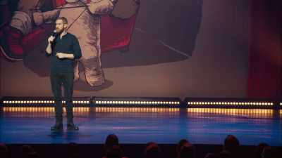We'll fuck up one.
That's okay." - Andrew Santino: Home Field Advantage