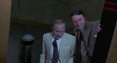 - We'll get her out all right.
- Phibes has finally failed, eh? - Dr  Phibes Rises Again