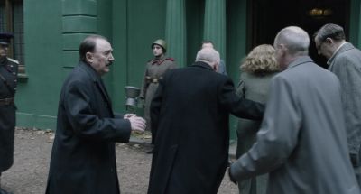 We'll get some buns and some tea Soak up the vodka - The Death of Stalin