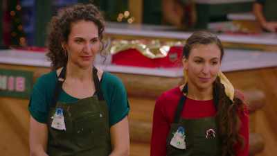 - Well, girls, you will not see
this very often, - Baking It