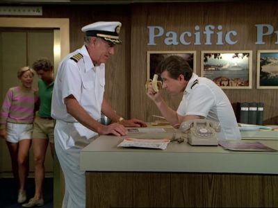Well, gopher, Vicki said
that you have a cable for me. - The Love Boat