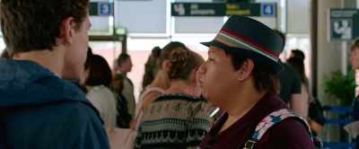 Well, we got to talking on the plane,
and it turns out, - Spider Man: Far from Home