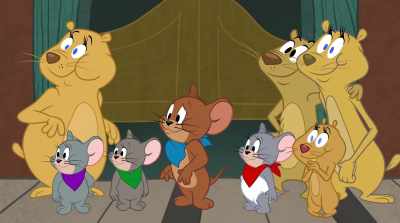 Well, we got these fellers - Tom and Jerry Cowboy Up!
