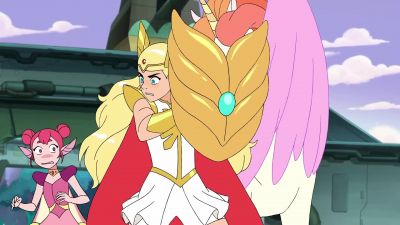 -We'll handle this. Stay out of sight.
-Okay. - She-Ra and the Princesses of Power