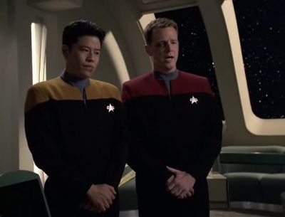 Well Harry and l wanted to explore the station - Star Trek: Voyager