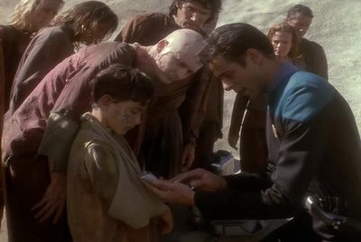 Well, you have a fracture
right here. - Star Trek: Deep Space Nine