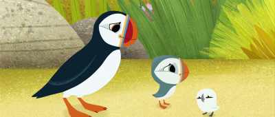 We'll have to be extra nice
to her to help her feel at home. - Puffin Rock and the New Friends