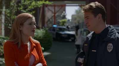 Well, if he fell off
that balcony-- - Aurora Teagarden Mysteries: Something New