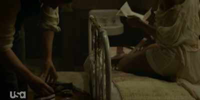 - Well, hello, Sheriff.
- Hello, Bess. - Damnation