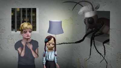 - Well, hello there.
- [gasps] - The Paloni Show! Halloween Special!