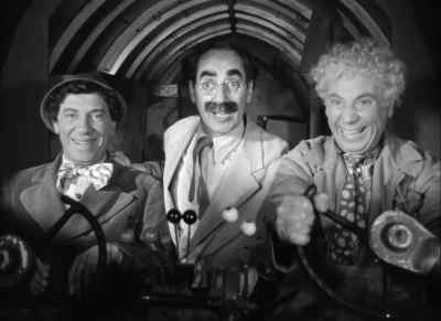 Well, here we are, up in the air. - A Night in Casablanca