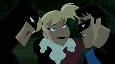 ...well, he's all leafy and everything. - Batman and Harley Quinn