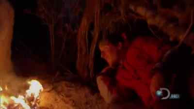WELL, HOPEFULLY, THIS FIRE WILL
KEEP ME WARM DURING THE NIGHT. - Man vs. Wild