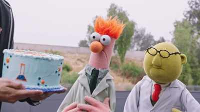 Well, I found this cake
when I was rooting around in your freezer. - Muppets Now