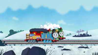 Well, I guess I'll get
used to that monstrosity - Thomas & Friends: The Christmas Letter Express