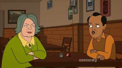 Well, I heard Brent was poisoned - Corner Gas Animated