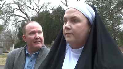 Well, I keep forgetting
that you nuns have - Bigfoot Exorcist