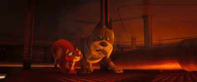 - Well, I loosened it for you.
- [CHUCKLES SHEEPISHLY] - DC League of Super Pets