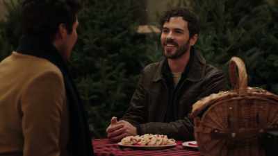 Well, I mean, there you were
looking all handsome - The Christmas Setup