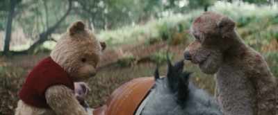 Well, I needed to make room
in his briefcase - Christopher Robin
