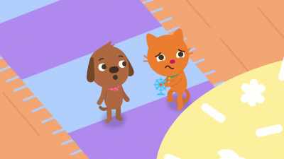 Well, I remembered
that Remy asked for a big cake, - Sago Mini Friends